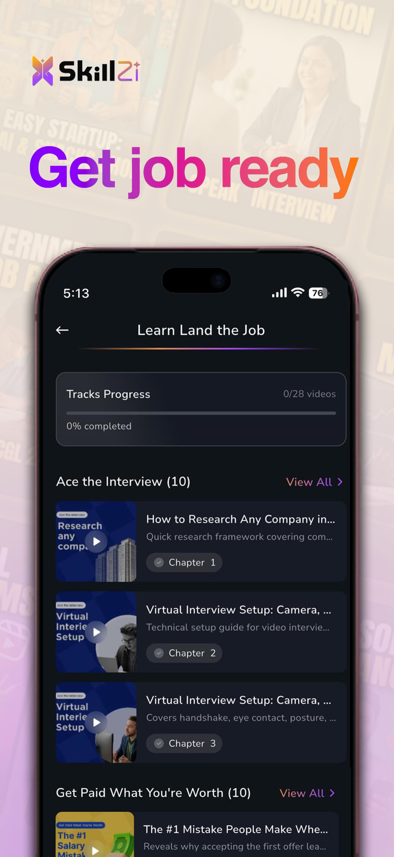 Screenshot 2 of SkillZi: Learn & Earn via AI