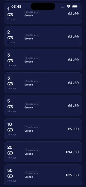 SimCliQ - Travel eSIM screenshot 3