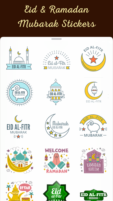 Screenshot #2 pour Eid & Ramadan Mubarak Stickers