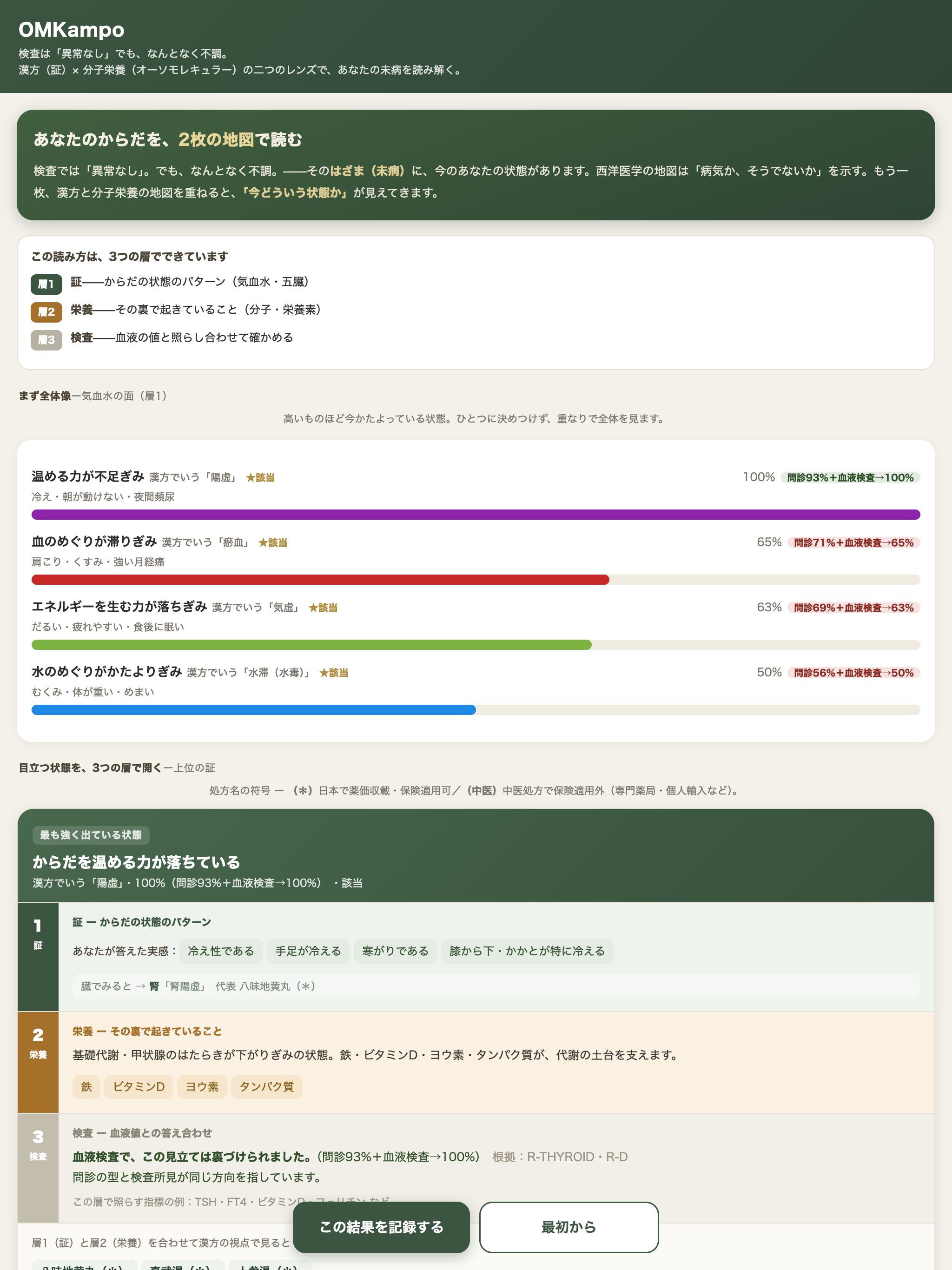 OMKampo セルフ・アセスメント screenshot 9