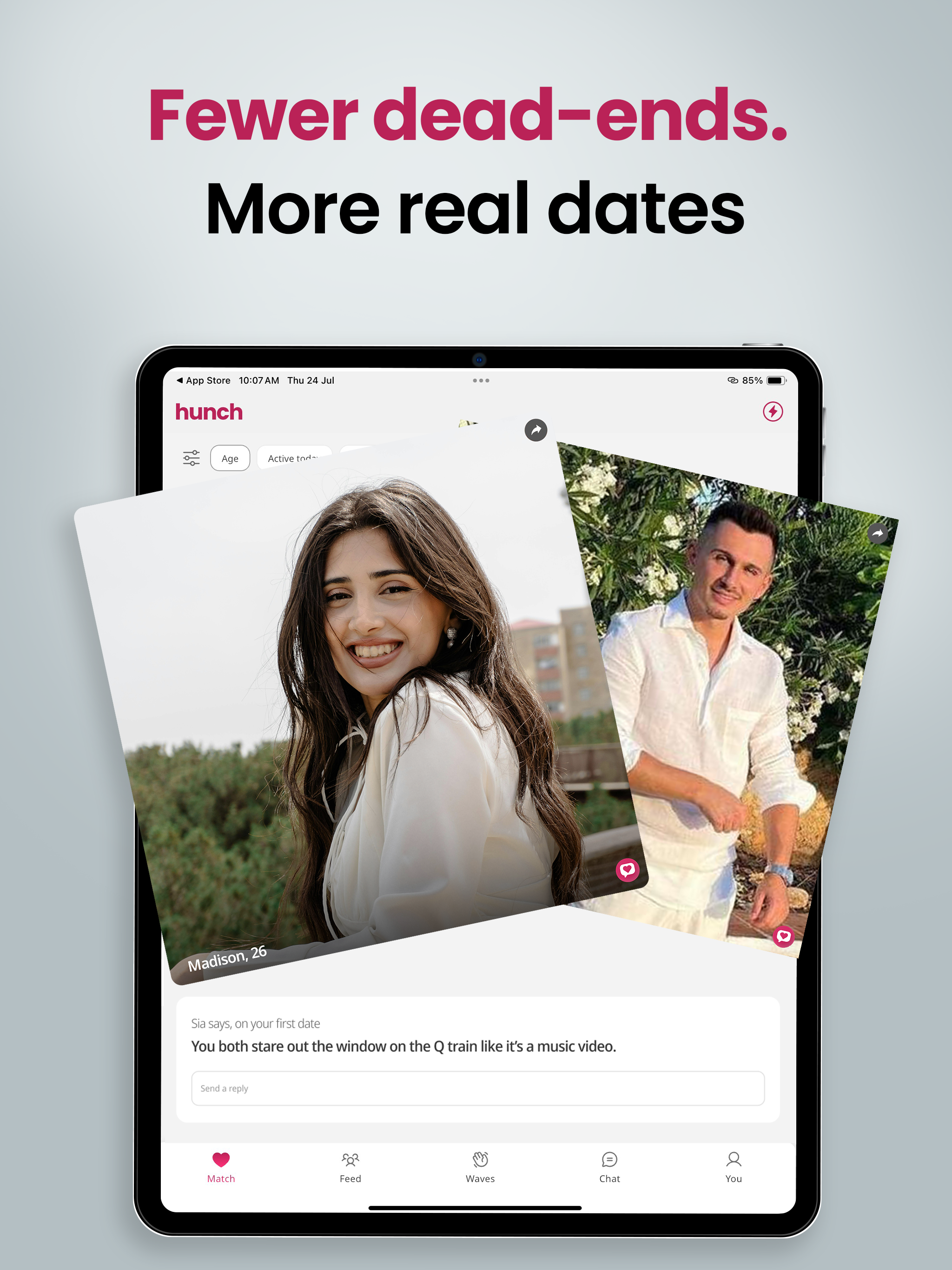 Hunch Dating App: Vibe & Meet