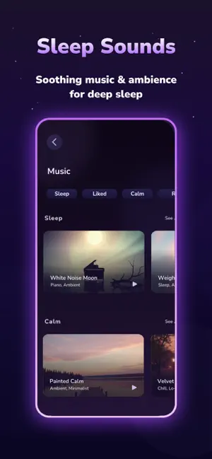 Lilaven: Sleep Stories, Sounds screenshot 4