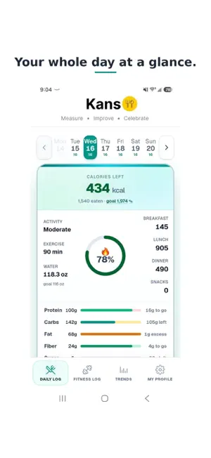 Kanso Calorie & Macro Tracker screenshot 2