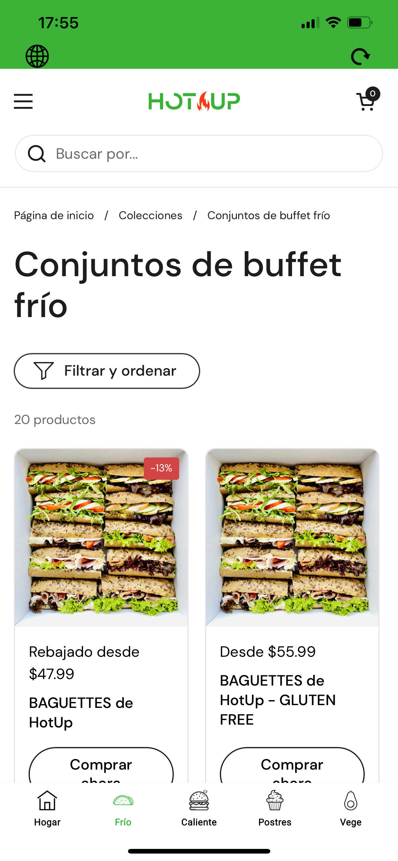 Hot Up - fresh food screenshot 10