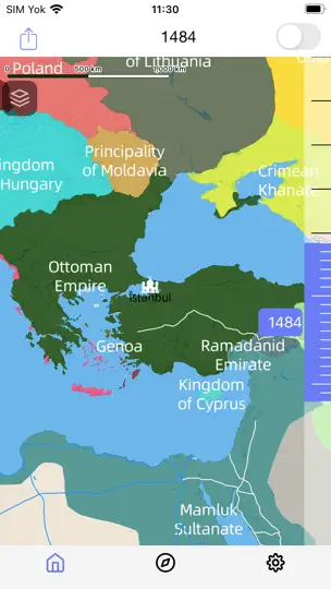 HistoricalAtlas(Lite) iPhone Ekran Görüntüsü 5