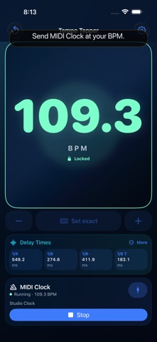Tempo Tapper: BPM & MIDI screenshot 6