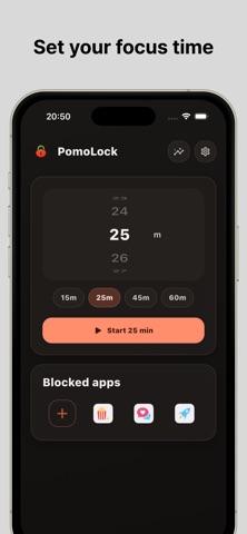 PomoLock: AppBlocker Screenshot 1 of 5