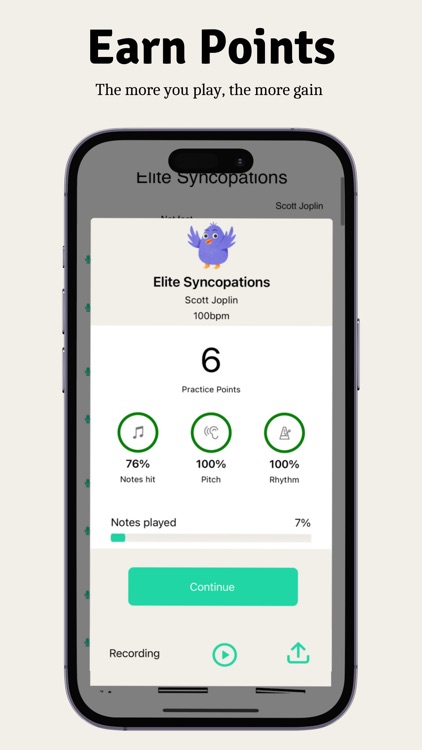 PracticeBird Learn Sheet Music