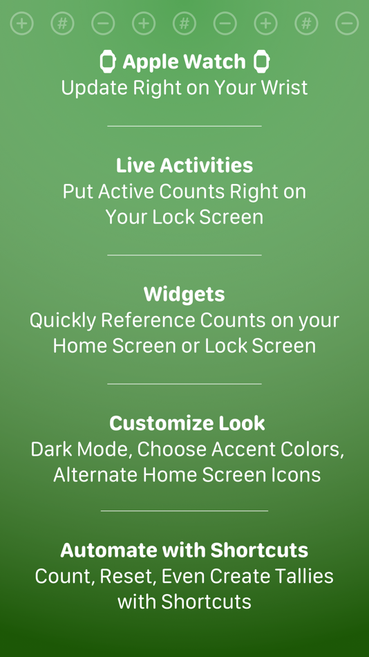 #7. Tally • Quick Counter (iOS) By: Agile Tortoise