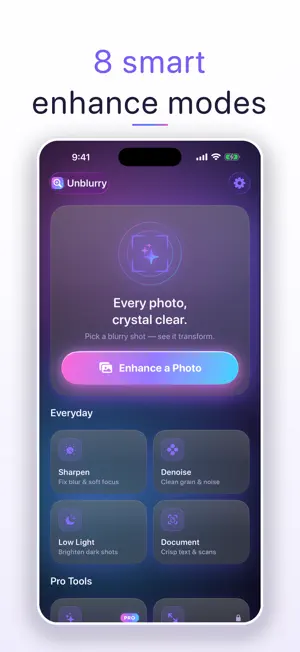Unblurry Pro: Unblur & HD screenshot 2
