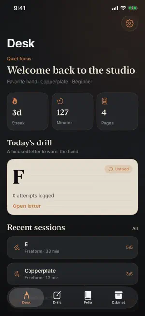 Calligraphy Practices screenshot 1
