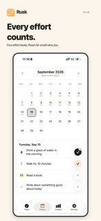 Rusk: Habit Tracker screenshot 2