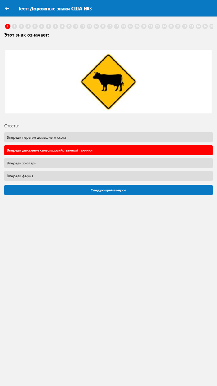 DMV Test на русском языке