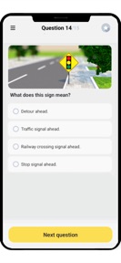 NY Permit Practice Test 2026 screenshot