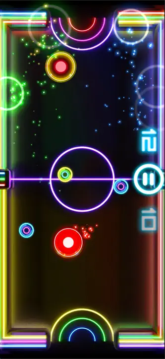 Glow Hockey 2 screenshot 1