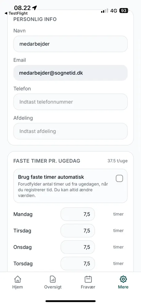 SogneTid screenshot 6