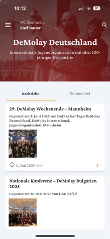DeMolay Deutschland screenshot