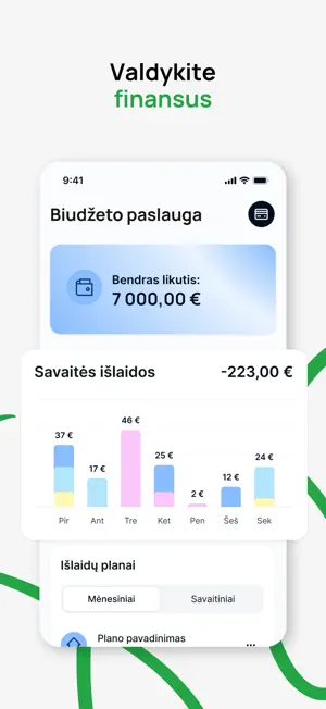 Viena sąskaita screenshot 4