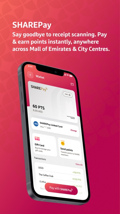 SHARE Rewards iPhone screenshot 5 - Lifestyle app