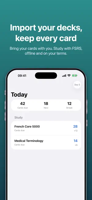 FSRS Mobile - Flashcards screenshot 1