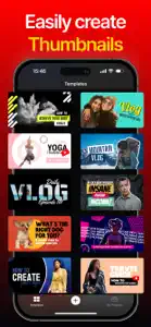 Thumbnail Maker - YT Templates screenshot #1 for iPhone