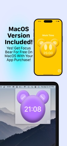 Focus Bear Pomodoro Timer screenshot