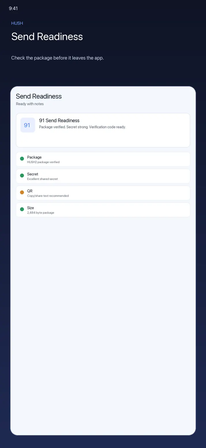 Hush Secret Text iPhone 6.7" screenshot 2: Utilities