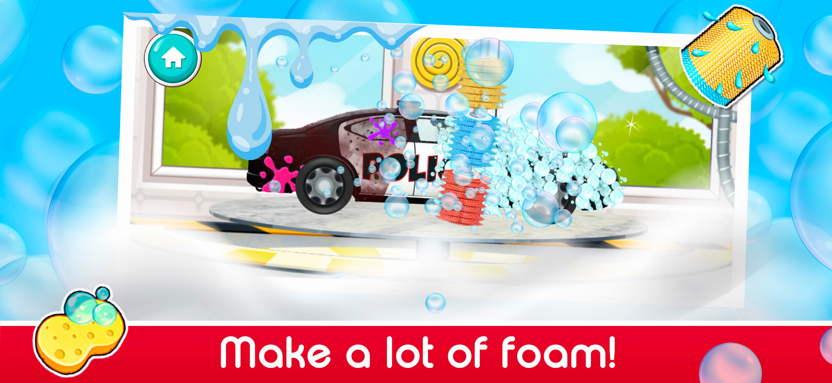 Cars and vehicle washing game screenshot 5