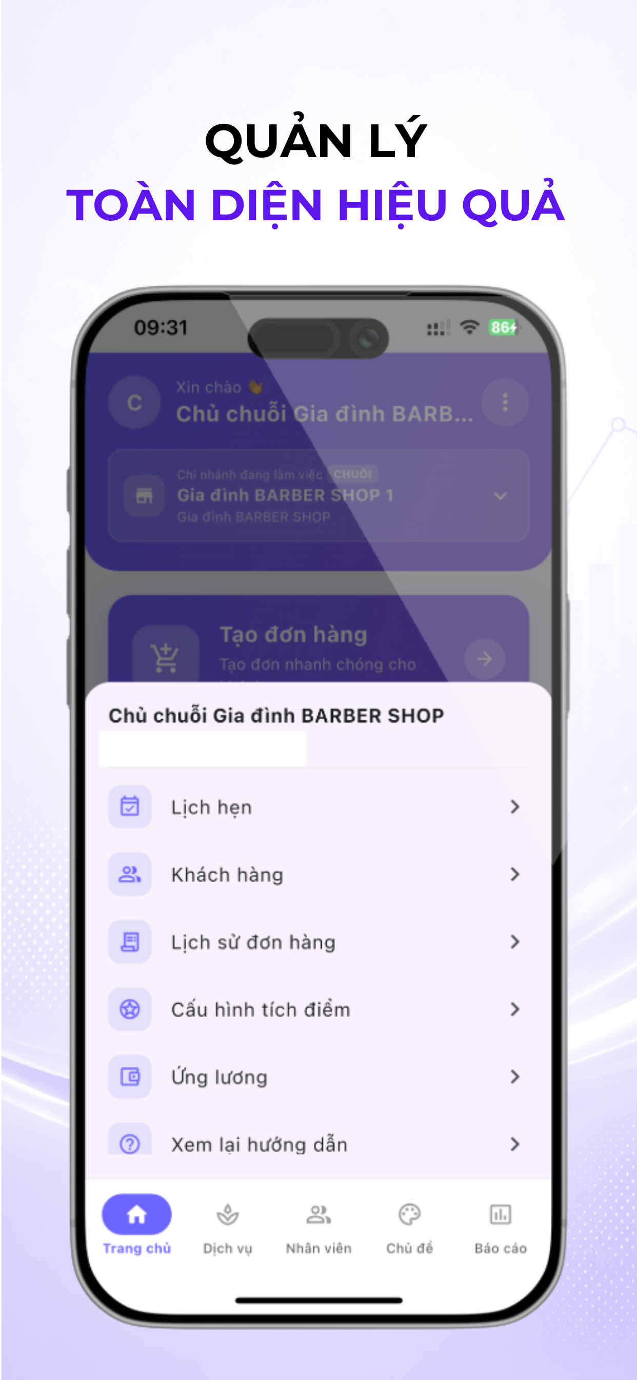 Barber App - Quản lý salon tóc screenshot 8