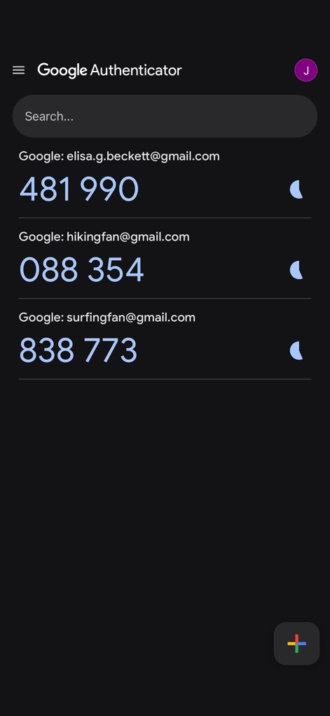Google Authenticator - Customizable Interface