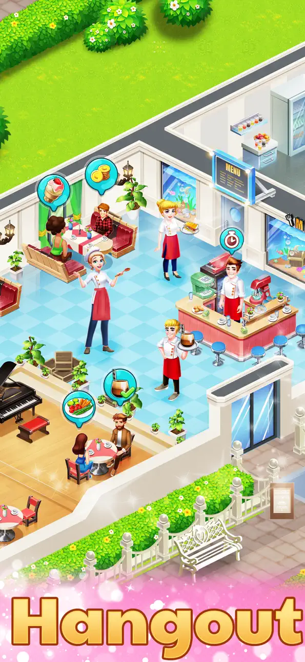 Merge Restaurant - Makeover Hack screenshot 2 - iOS game interface