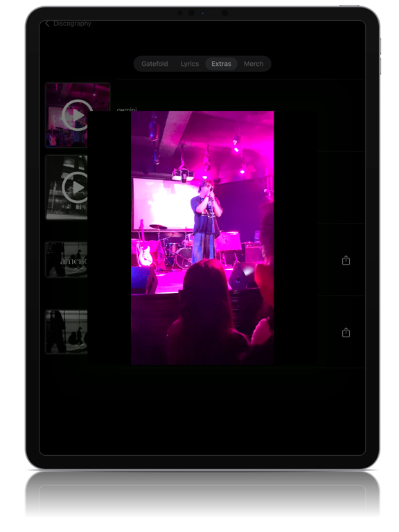 MINH iPad screenshot 4 - Music app