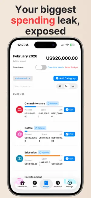 Easy Expense and Budget screenshot 2