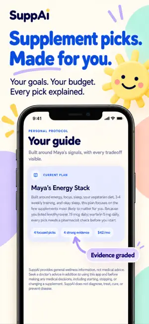 SuppAI: AI Supplement Guide screenshot 1