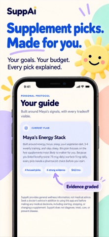 SuppAI: AI Supplement Guide Screenshot 1 of 5