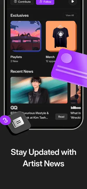 Aria Music: Artists to Fans iPhone screenshot 6
