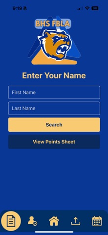 BHS-FBLA screenshot