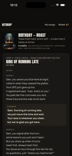 Hitdrop: Personalised Songs screenshot 4