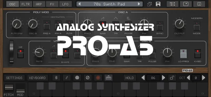 Pro-A5 Synth + AUv3 screenshot 1 of 10