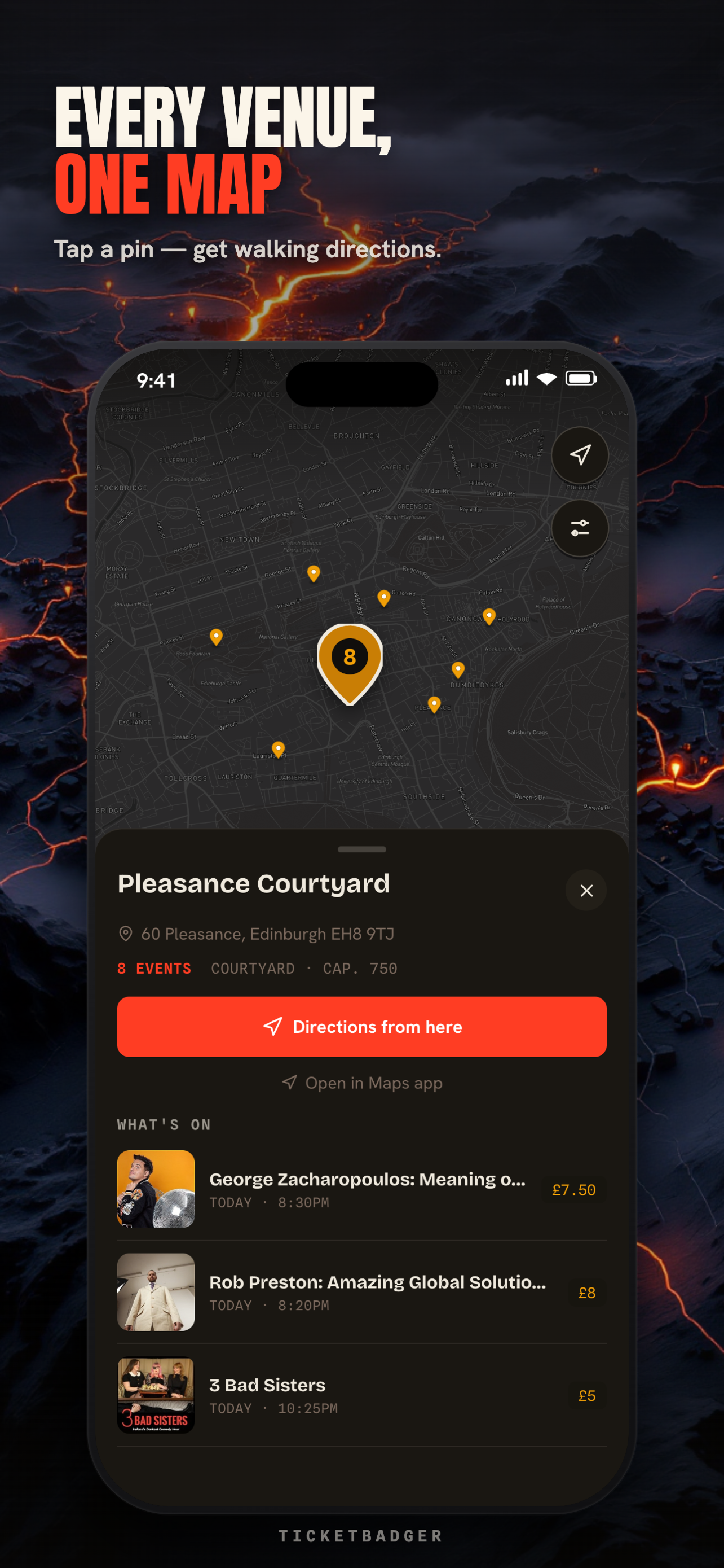 TicketBadger: Edinburgh Fringe screenshot 4