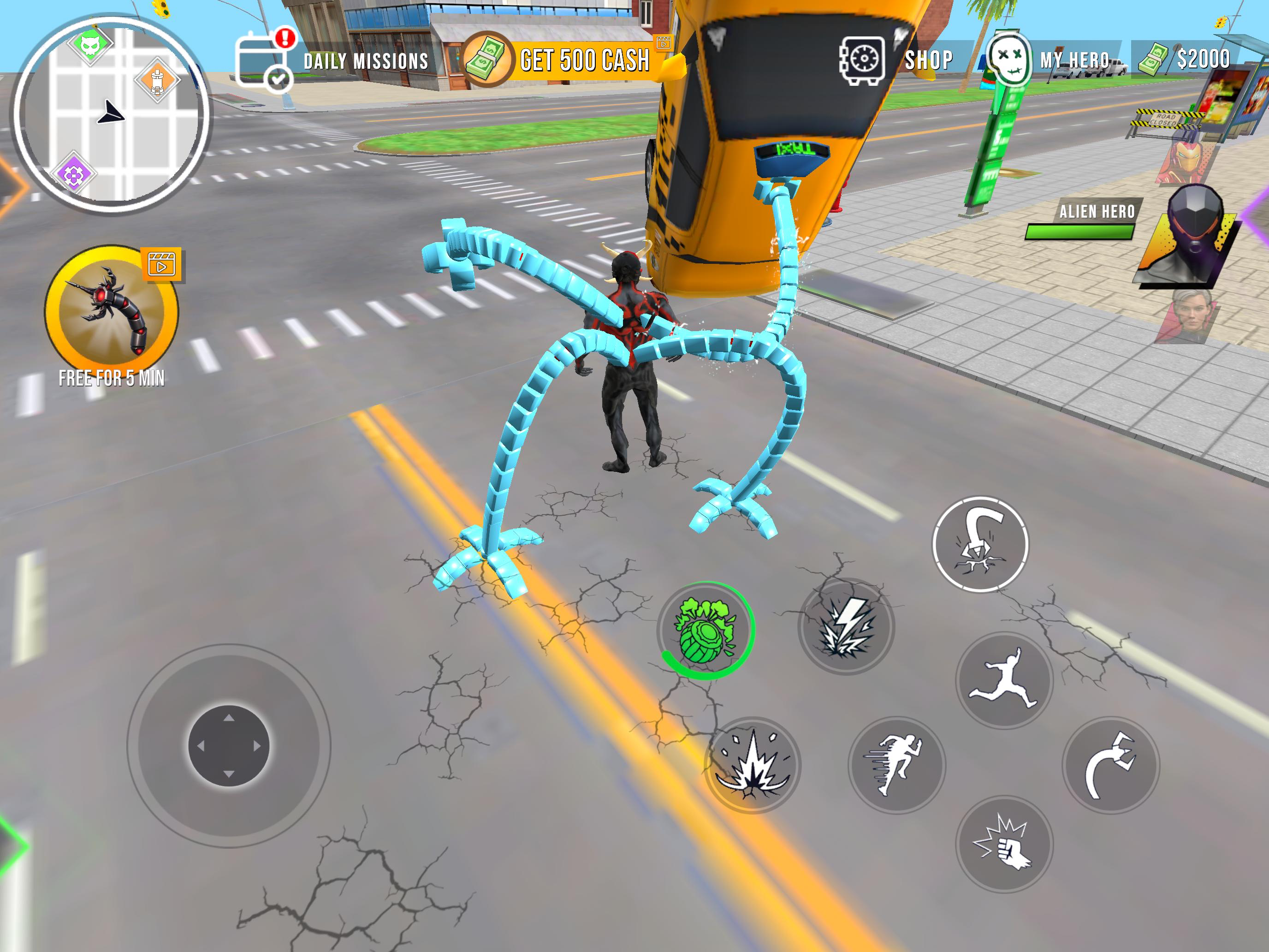 Superhero Crime Open World War