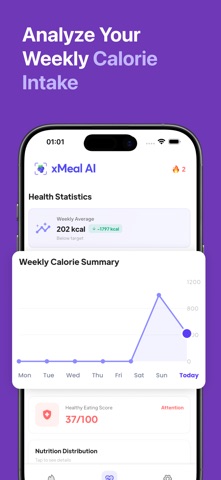 XMeal AI: Calorie Tracker Screenshot 5 of 5