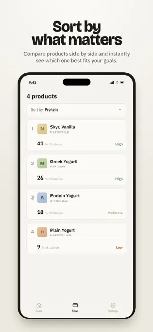 Presto - Nutrition scanner screenshot 3