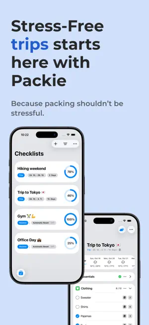 Packing List Checklist: Packie screenshot 2
