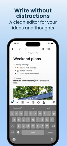 Folded Notes: Private Notes iPhone screenshot