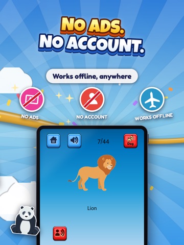 Fun English Flashcards iPad screenshot