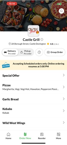 Castle Grill. Screenshot 2 of 4