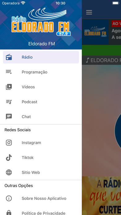 Rádio Eldorado FM 87.9 Screenshot
