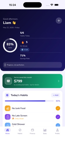 Clàro: Budget & Habit Tracker screenshot
