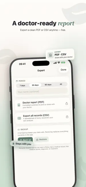 Plotsy: Symptom Diary screenshot 4